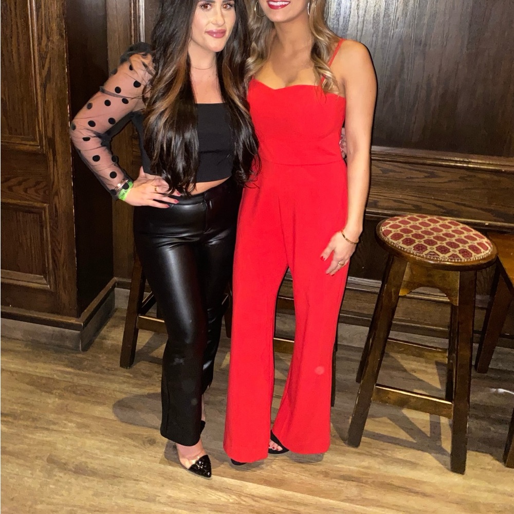 Red French Connection jumpsuit